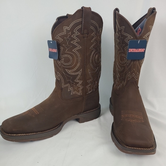 NEW Durango Rebel Men's Pull-On Western Boot - Square Toe - DB4443 Sz 14D NIB - Picture 4 of 8